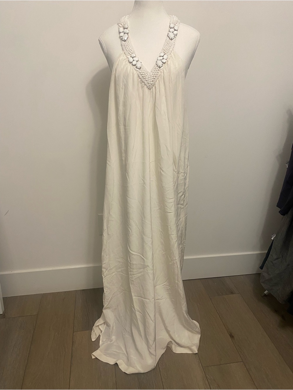 Club Monaco Ivory Silk Dress